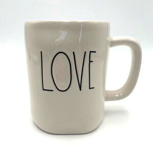 Rae Dunn "Love" Mug With Red Interior, A Morning Hug for Your Coffee or Tea
